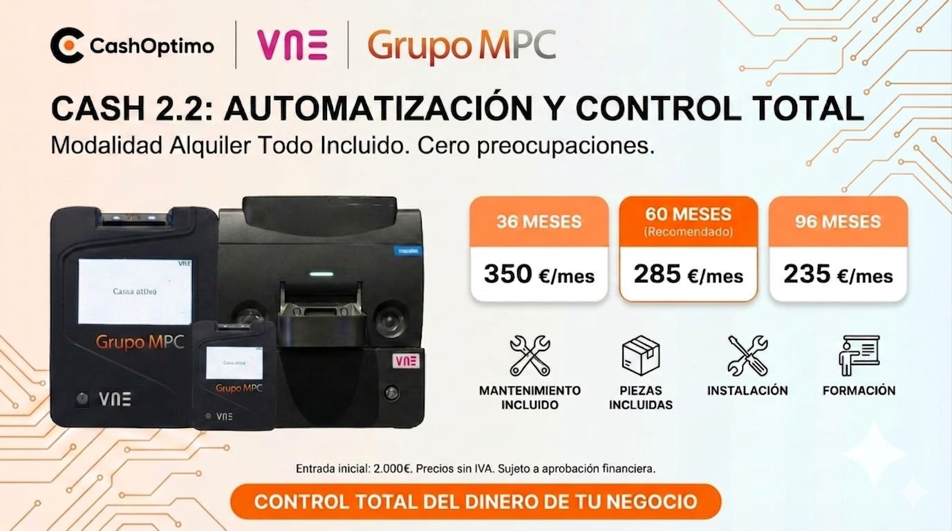 Oferta renting Cash 2.2: cuotas de 350, 285 y 235 euros al mes